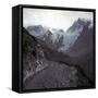 Upper-Alps, France, the Meije and Pie Glaciers, in the Oisans Massif, Circa 1890-1895-Leon, Levy et Fils-Framed Stretched Canvas