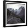 Upper-Alps, France, the Meije and Pie Glaciers, in the Oisans Massif, Circa 1890-1895-Leon, Levy et Fils-Framed Photographic Print