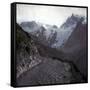 Upper-Alps, France, the Meije and Pie Glaciers, in the Oisans Massif, Circa 1890-1895-Leon, Levy et Fils-Framed Stretched Canvas