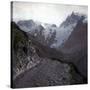 Upper-Alps, France, the Meije and Pie Glaciers, in the Oisans Massif, Circa 1890-1895-Leon, Levy et Fils-Stretched Canvas