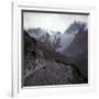 Upper-Alps, France, the Meije and Pie Glaciers, in the Oisans Massif, Circa 1890-1895-Leon, Levy et Fils-Framed Photographic Print