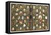 Upper and Lower Covers with 39 Miniature Portraits-null-Framed Stretched Canvas