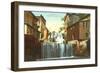 Upper and Lower Falls, Brandon, Vermont-null-Framed Art Print