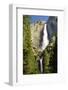 Upper and Lower Yosemite Falls, Merced River, Yosemite NP, California-Michel Hersen-Framed Photographic Print