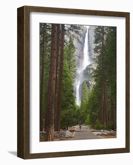 Upper and Lower Yosemite Falls. Yosemite National Park, CA-Jamie & Judy Wild-Framed Photographic Print