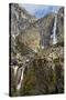 Upper and Lower Yosemite Falls-Doug Meek-Stretched Canvas