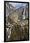 Upper and Lower Yosemite Falls-Doug Meek-Framed Photographic Print