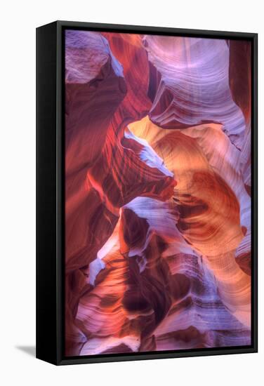 Upper Antelope Canyon Abstract Design, Arizona-Vincent James-Framed Stretched Canvas