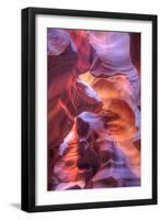 Upper Antelope Canyon Abstract Design, Arizona-Vincent James-Framed Premium Photographic Print