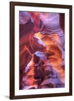 Upper Antelope Canyon Abstract Design, Arizona-Vincent James-Framed Premium Photographic Print