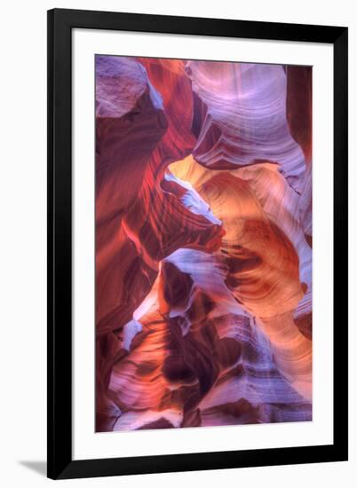 Upper Antelope Canyon Abstract Design, Arizona-Vincent James-Framed Premium Photographic Print