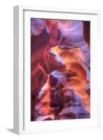 Upper Antelope Canyon Abstract Design, Arizona-Vincent James-Framed Photographic Print