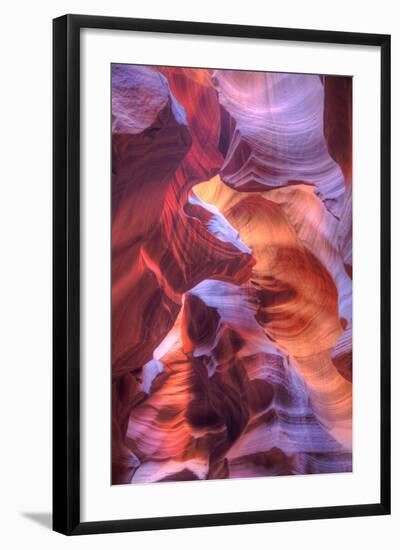 Upper Antelope Canyon Abstract Design, Arizona-Vincent James-Framed Photographic Print