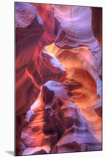 Upper Antelope Canyon Abstract Design, Arizona-Vincent James-Mounted Photographic Print