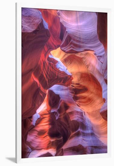 Upper Antelope Canyon Abstract Design, Arizona-Vincent James-Framed Photographic Print