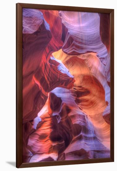 Upper Antelope Canyon Abstract Design, Arizona-Vincent James-Framed Photographic Print