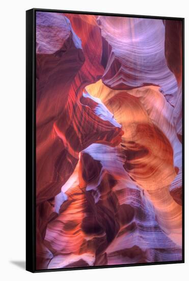 Upper Antelope Canyon Abstract Design, Arizona-Vincent James-Framed Stretched Canvas