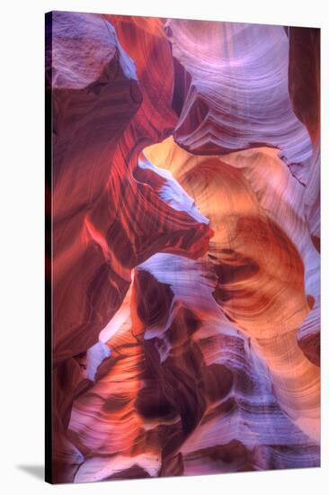 Upper Antelope Canyon Abstract Design, Arizona-Vincent James-Stretched Canvas