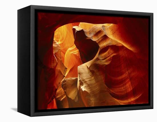 Upper Antelope Canyon, Page, Arizona, USA-Michel Hersen-Framed Stretched Canvas
