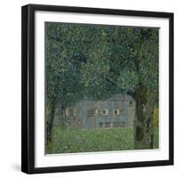 Upper Austrian Farmhouse, 1914-Gustav Klimt-Framed Giclee Print