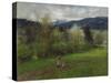 Upper Bavarian Landscape-Johann Sperl-Stretched Canvas