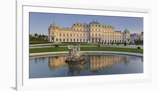 Upper Castle Belvedere, 3rd District, Vienna, Austria-Rainer Mirau-Framed Photographic Print