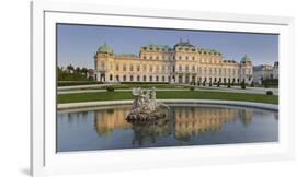 Upper Castle Belvedere, 3rd District, Vienna, Austria-Rainer Mirau-Framed Photographic Print