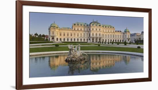 Upper Castle Belvedere, 3rd District, Vienna, Austria-Rainer Mirau-Framed Photographic Print