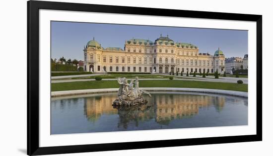 Upper Castle Belvedere, 3rd District, Vienna, Austria-Rainer Mirau-Framed Photographic Print