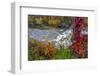 Upper Cataract Falls on Mill Creek in Autumn at Lieber Sra, Indiana-Chuck Haney-Framed Photographic Print