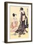 Upper Class Women-Kitagawa Utamaro-Framed Art Print