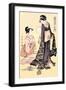 Upper Class Women-Kitagawa Utamaro-Framed Art Print