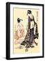 Upper Class Women-Kitagawa Utamaro-Framed Art Print