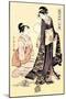 Upper Class Women-Kitagawa Utamaro-Mounted Art Print