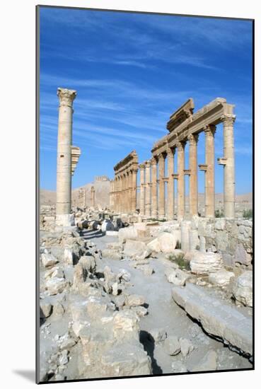 Upper Colonnade Street, Palmyra, Syria-Vivienne Sharp-Mounted Photographic Print