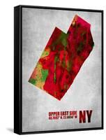 Upper East Side New York-NaxArt-Framed Stretched Canvas