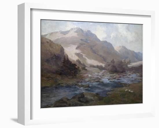 Upper Eskdale, C.1918-Richard Hesketh-Framed Giclee Print