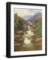 Upper Falls, Aberfeldy, 1870-James Burrell Smith-Framed Giclee Print