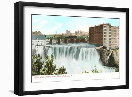 Upper Falls, Genesee River, Rochester, New York-null-Framed Art Print