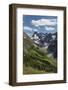 Upper Fisher Creek basin. Fisher Peak, Black Peak and Mount Arriva are in the distance, Washington-Alan Majchrowicz-Framed Photographic Print