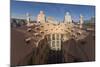 Upper Floor and Roof Chimneys of the Apartment Building Designed by Antonio Gaudi-James Emmerson-Mounted Photographic Print