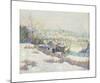 Upper Harlem River-Ernest Lawson-Mounted Premium Giclee Print