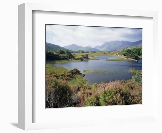 Upper Lake and Macgillycuddy's Reeks, Ring of Kerry, Killarney, Munster, Republic of Ireland (Eire)-Roy Rainford-Framed Photographic Print