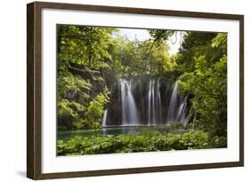 Upper Lakes, Ponds and Waterfalls, Plitvice Lakes, Plitvicka Jezera, Croatia-Martin Zwick-Framed Photographic Print