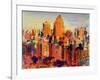 Upper Manhattan, 2000-Peter Graham-Framed Giclee Print