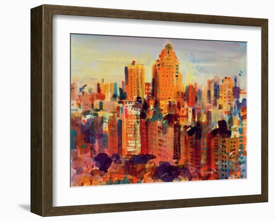 Upper Manhattan, 2000-Peter Graham-Framed Giclee Print