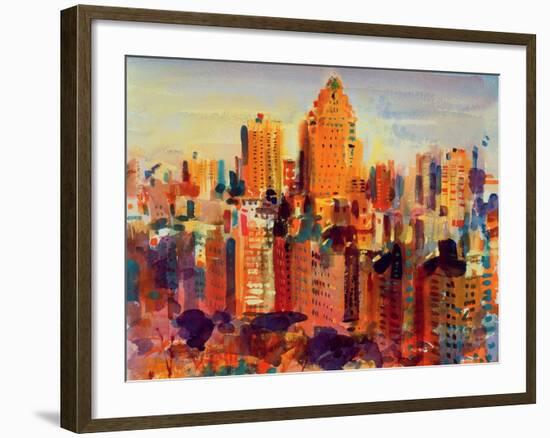 Upper Manhattan, 2000-Peter Graham-Framed Giclee Print