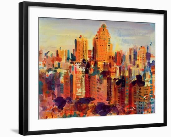 Upper Manhattan, 2000-Peter Graham-Framed Giclee Print