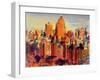 Upper Manhattan, 2000-Peter Graham-Framed Premium Giclee Print