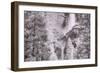 Upper Meets Lower Yosemite Falls, Infrared-Vincent James-Framed Photographic Print